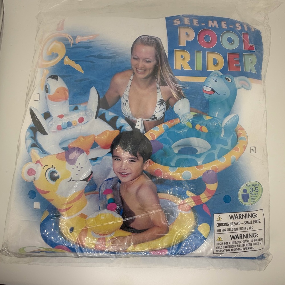 Inflatable Donkey See-Me-Sit Pool Rider - Picture 2 of 5